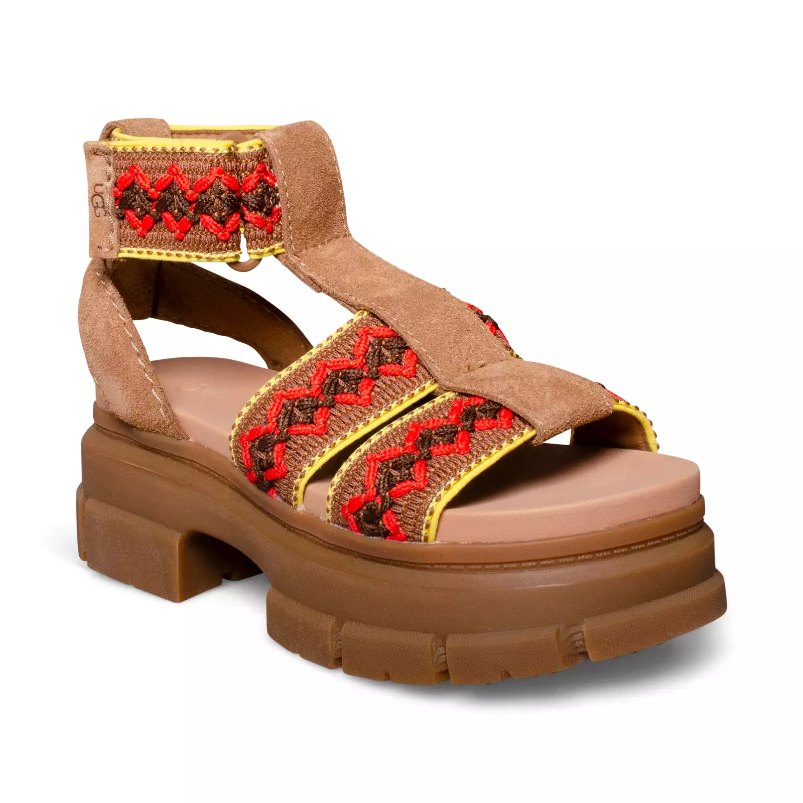 UGG Ashton Heritage Braid Chestnut Sandals - Women's