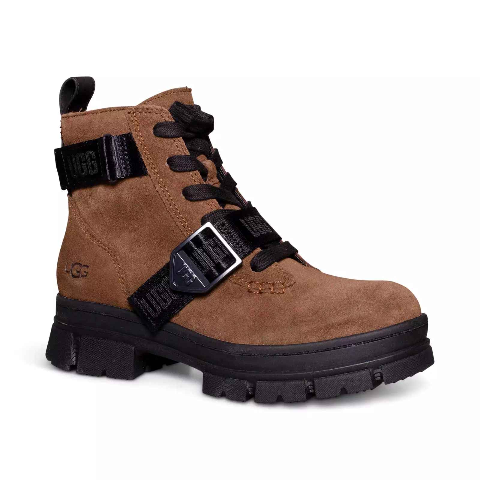 UGG Ashton Lace Up Dark Earth Boots - Women's