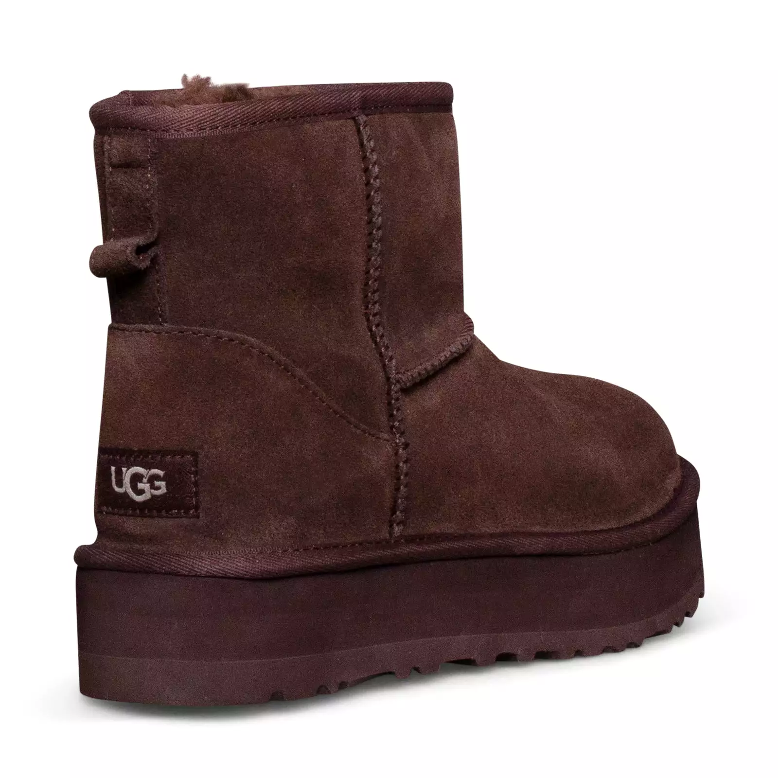 UGG Classic Mini Platform Burnt Cedar Boots - Youth