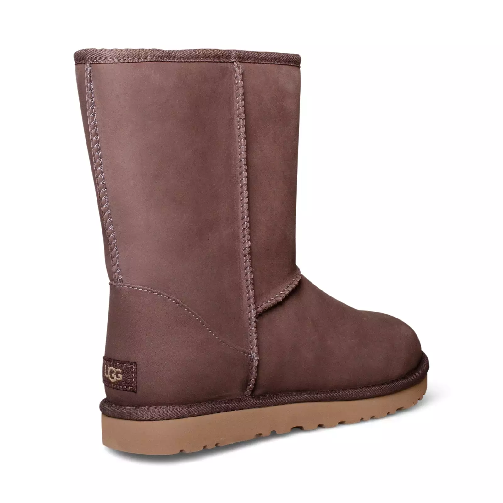 UGG Classic Short Leather Brownstone Boots - Women's