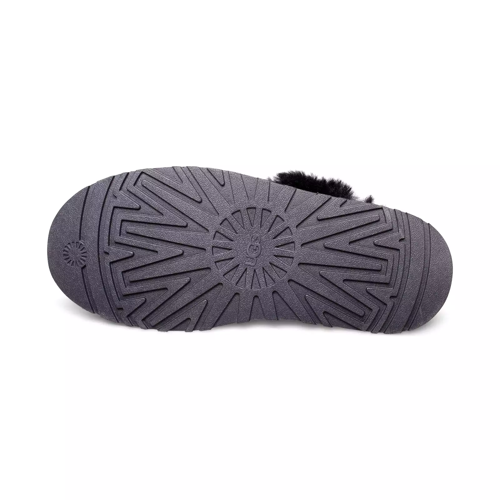 UGG Funkette Chopd Black Slippers - Women's