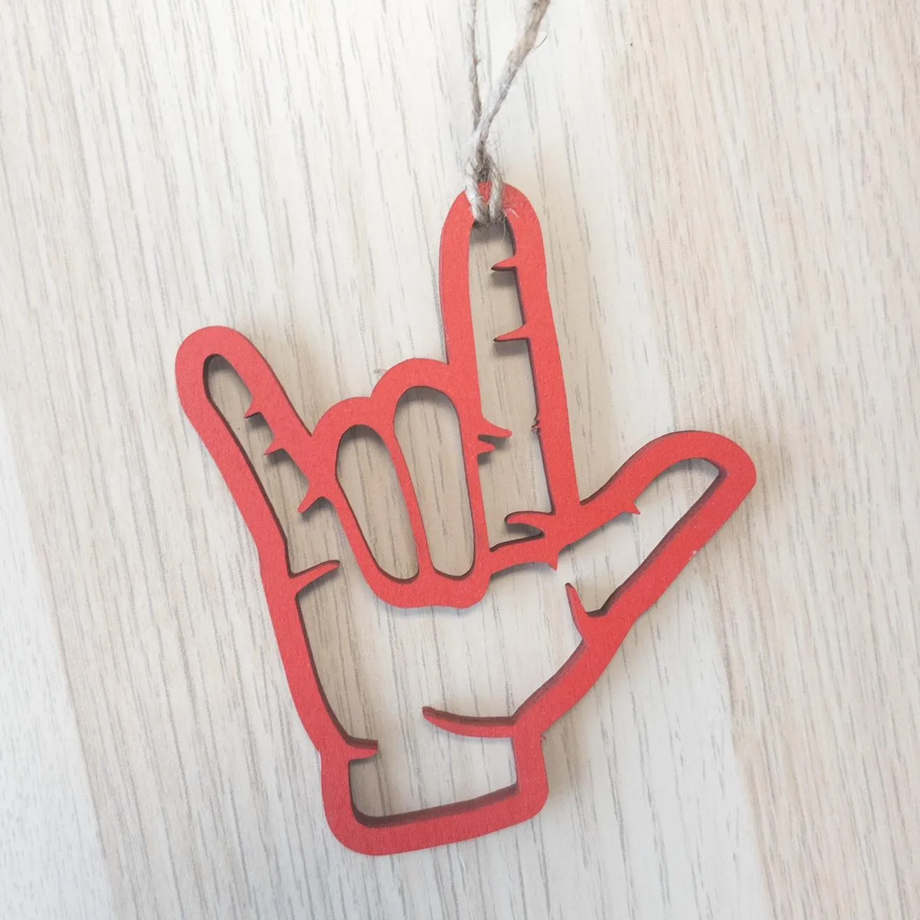 UL Hand Cutout Ornament